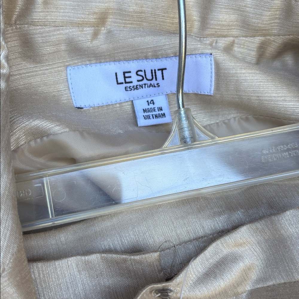 Le Suit Shimmering Gold Ensemble - Picture 2 of 4